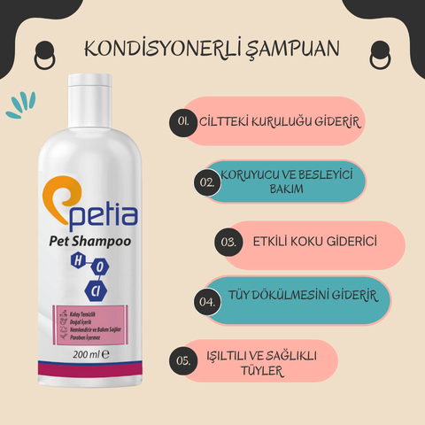 Petia Kondisyonerli Şampuan